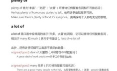 lots of和many的区别：many和lots of一样吗